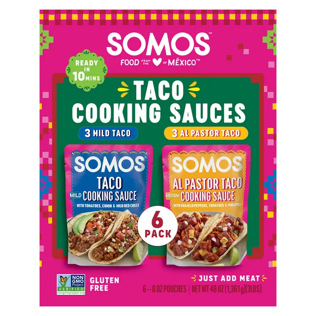 SOMOS SAUCE VARIETY PACK 6/8 OUNCE POUCHES
