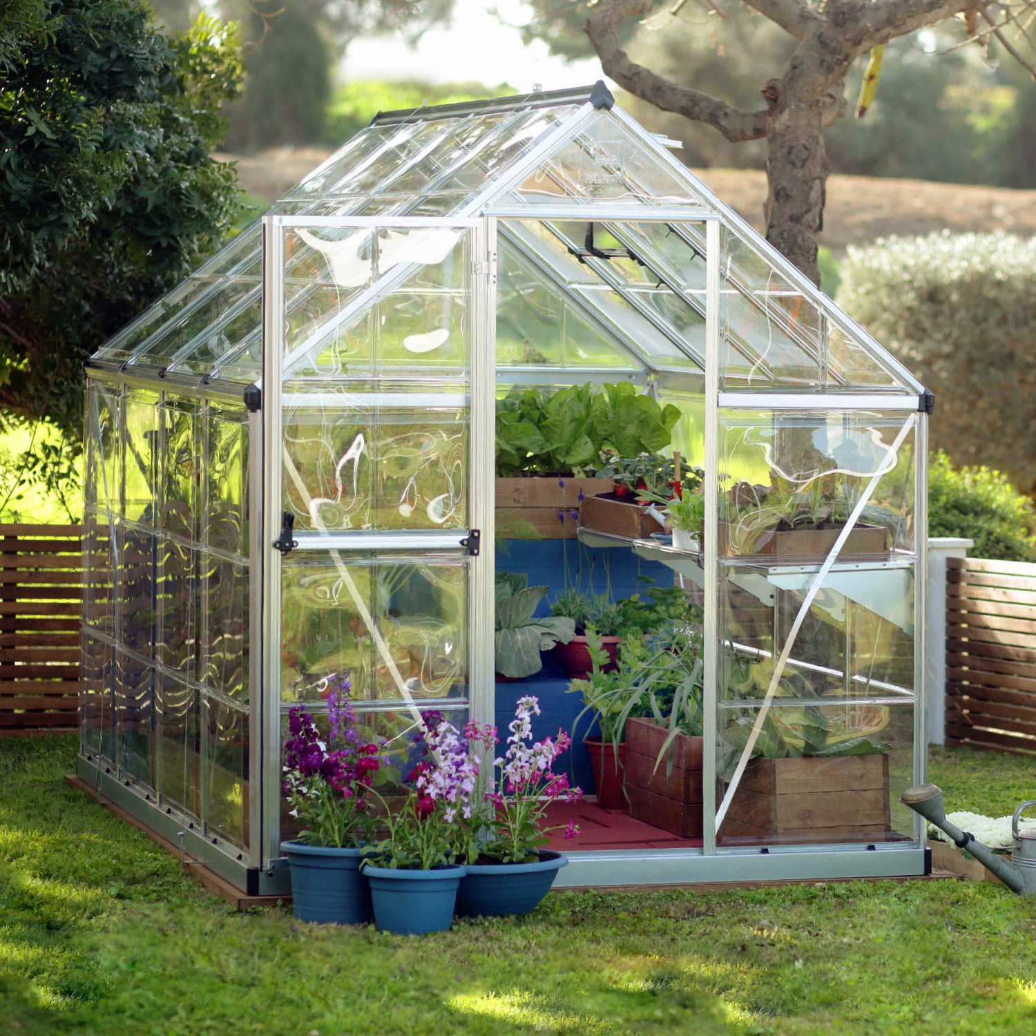 Palram Canopia Harmony 6' x 8' Greenhouse with Starter Kit | Costco