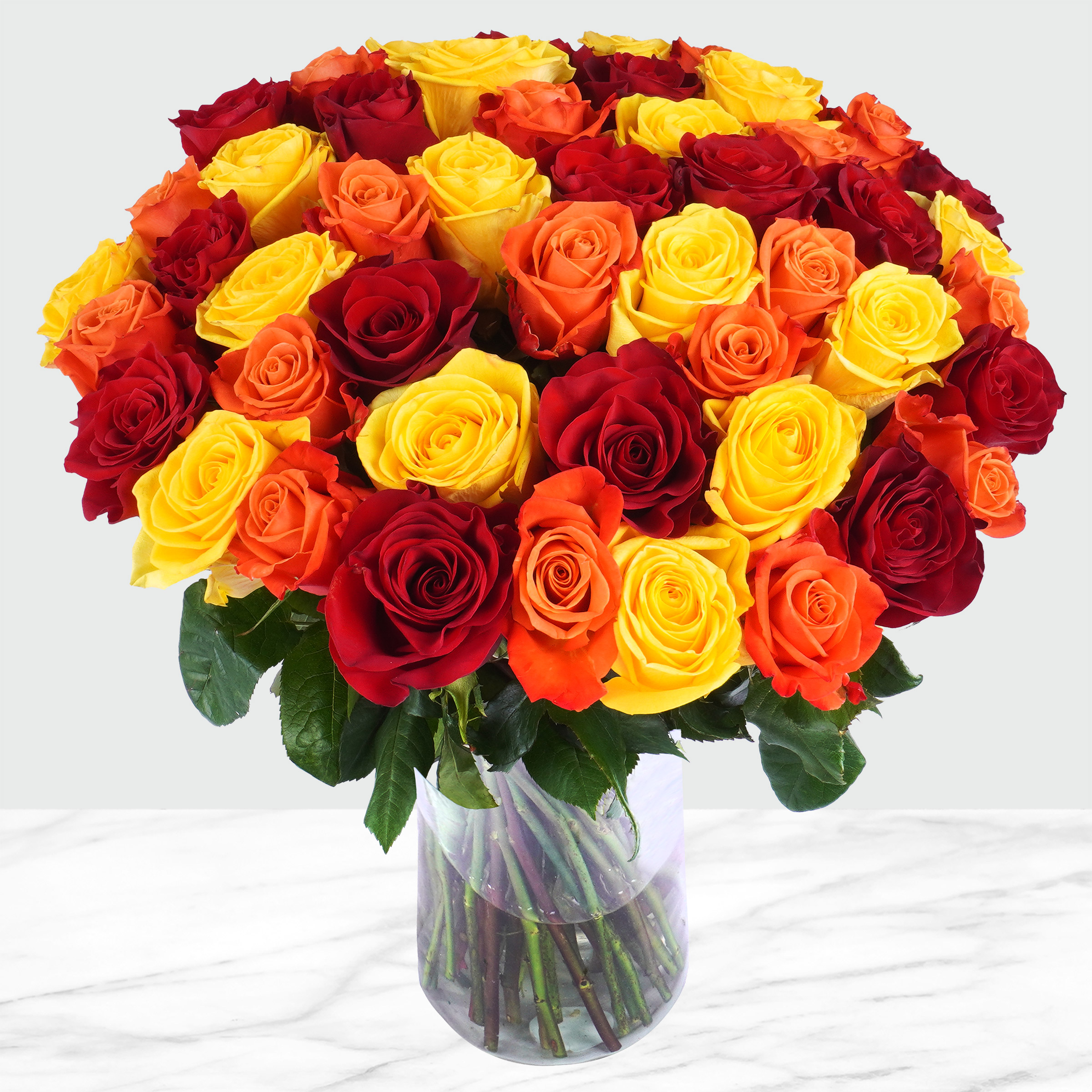 Fall Rose Arrangement, 50-stems | Costco