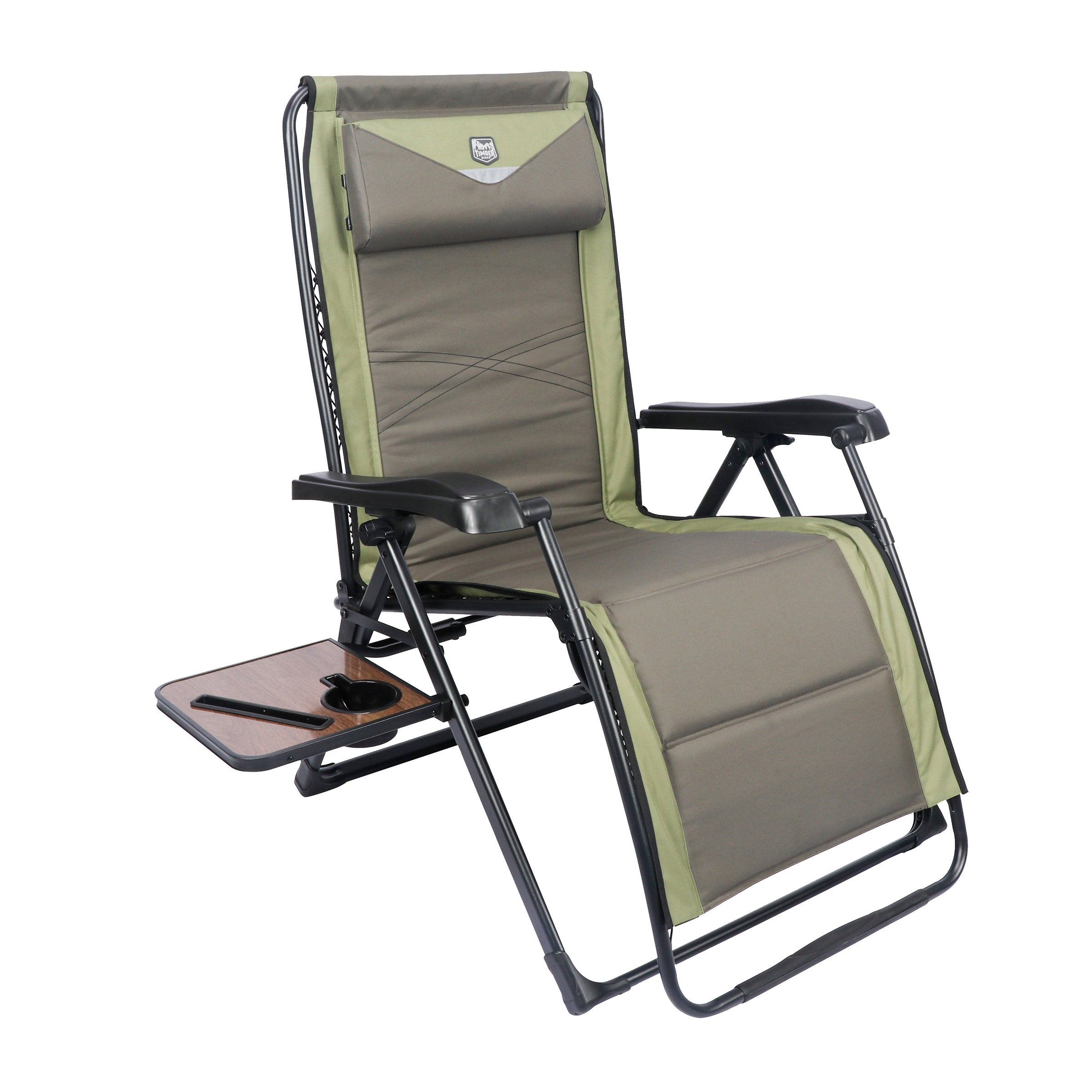 TIMBER RIDGE リクライニングチェア Timber Ridge Zero Gravity Lounger with Side Table and Adjustable