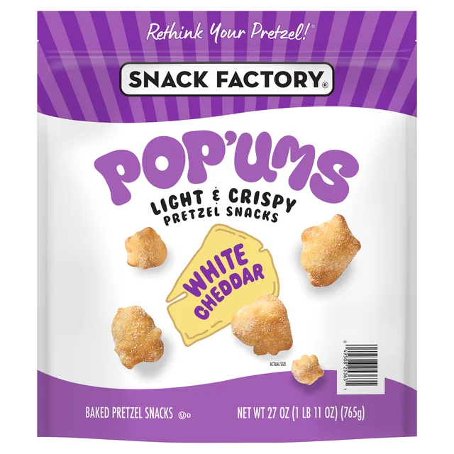 SNACK FACTORY POP 'UMS WHITE CHEDDAR 27 OUNCE BAG