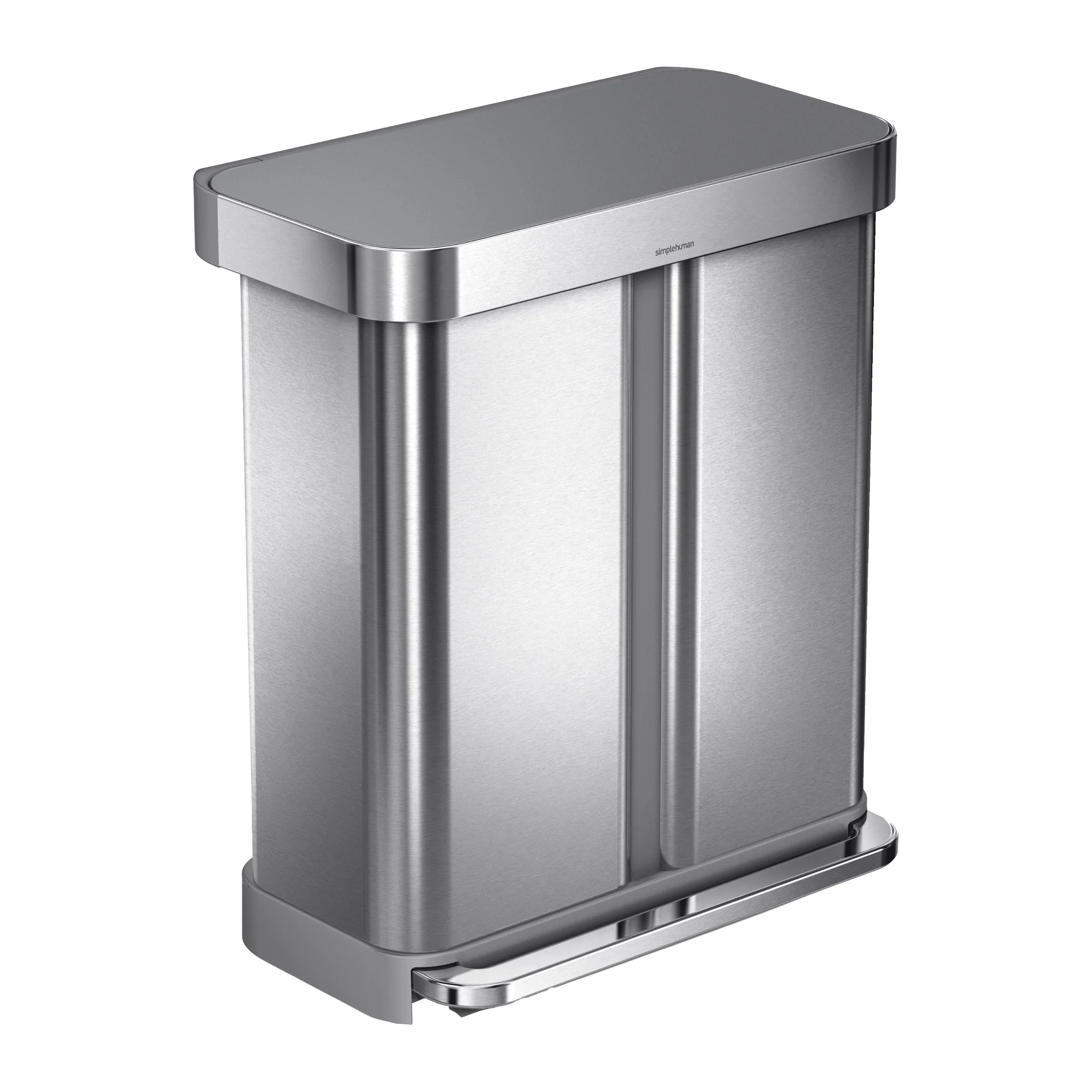 Simplehuman 58L Dual Compartment Step Can | Costco
