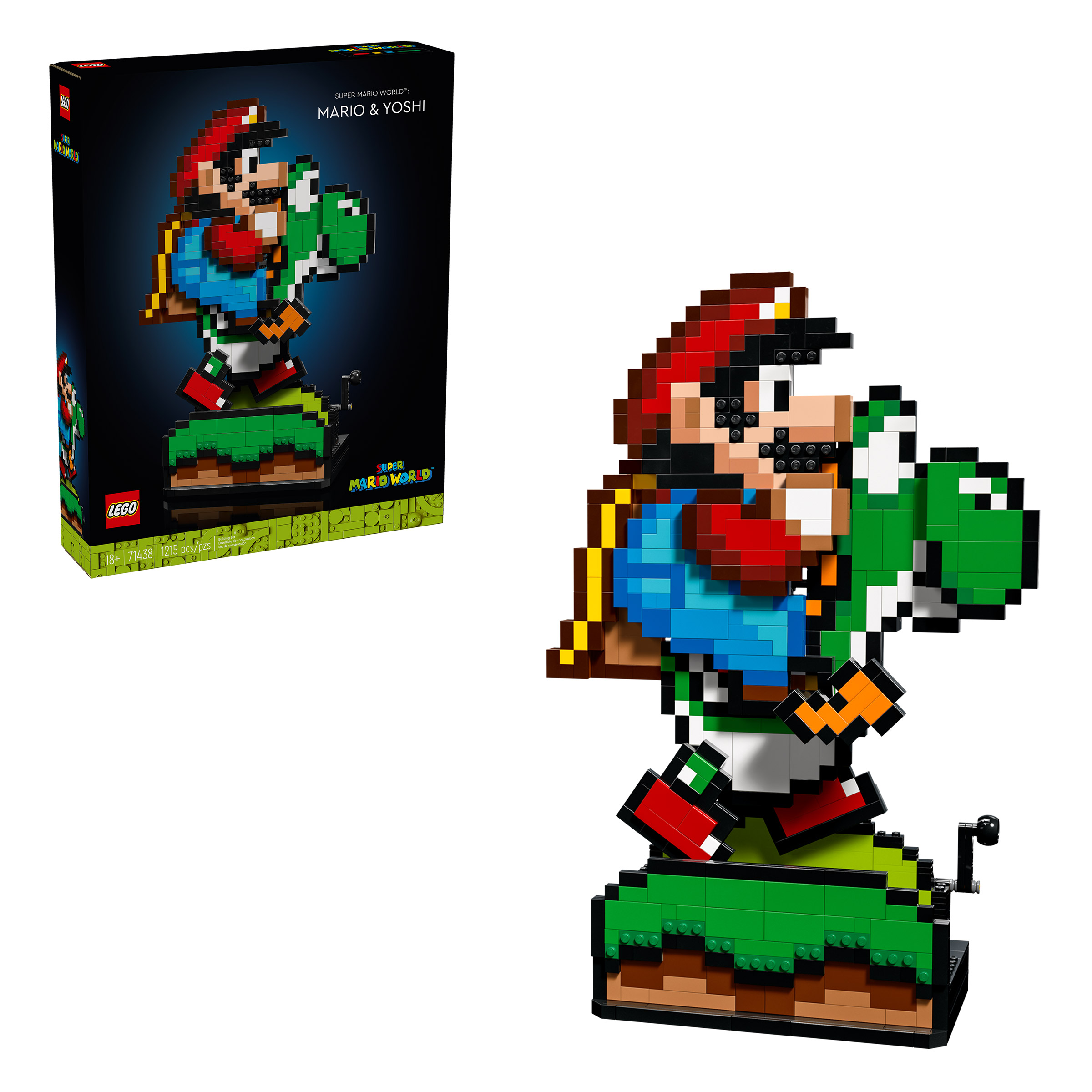YOSHI  LEGO Super Mario World: Mario & Yoshi Nintendo Figure 71438