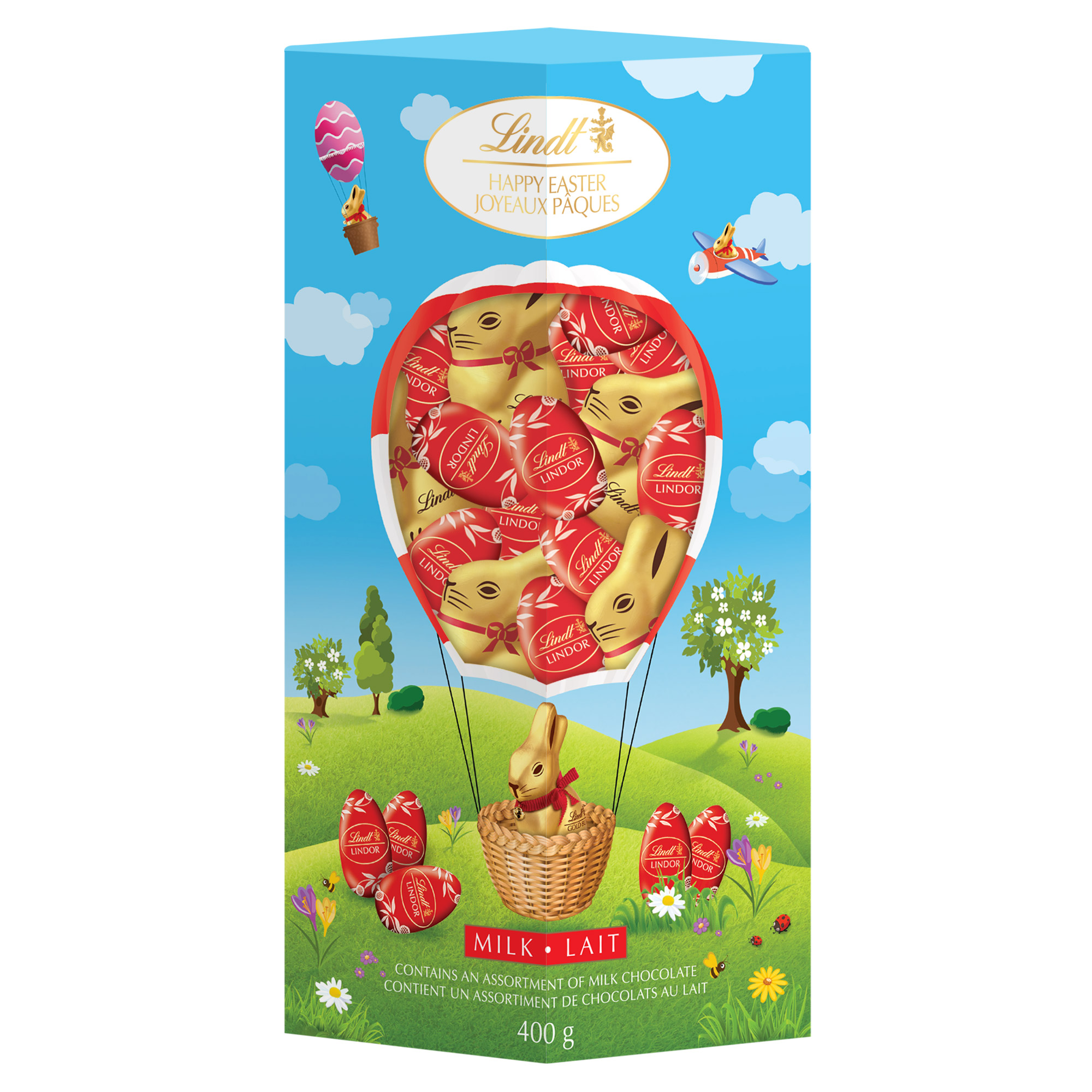 Lindt Gold Bunny And Egg Milk Chocolate, 400 g
