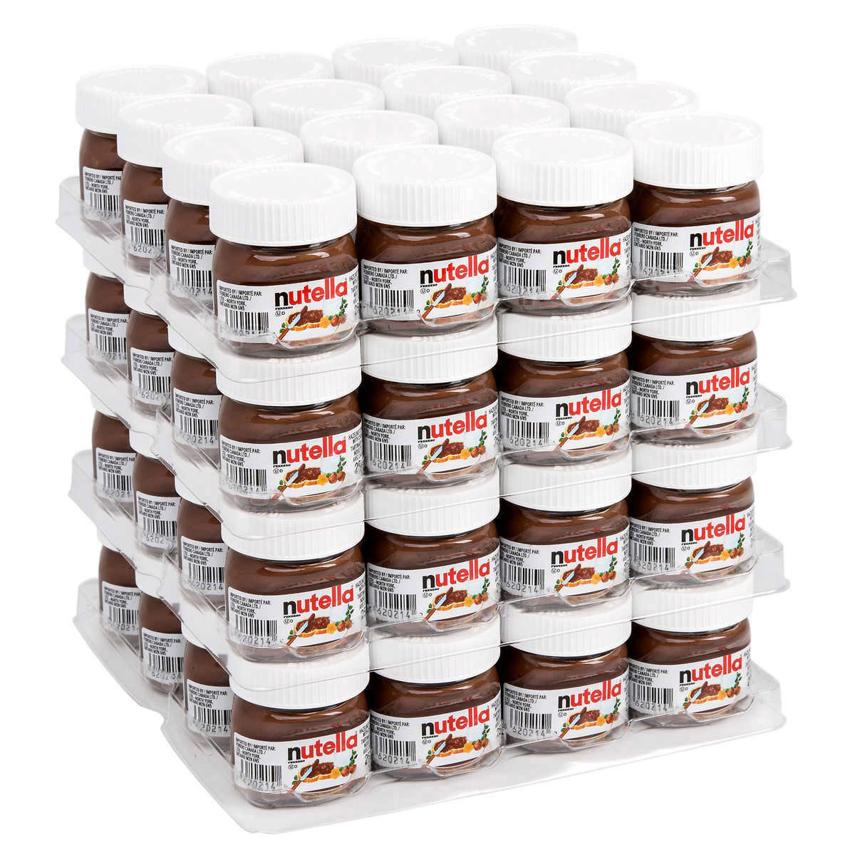 Nutella Mini Jars, 64 × 25 g