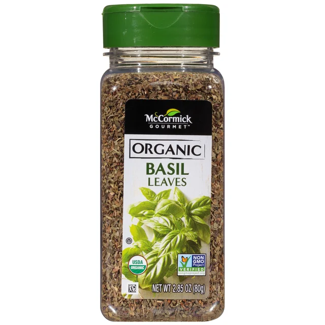 McCormick Organic Basil Leaves, 2.85 oz