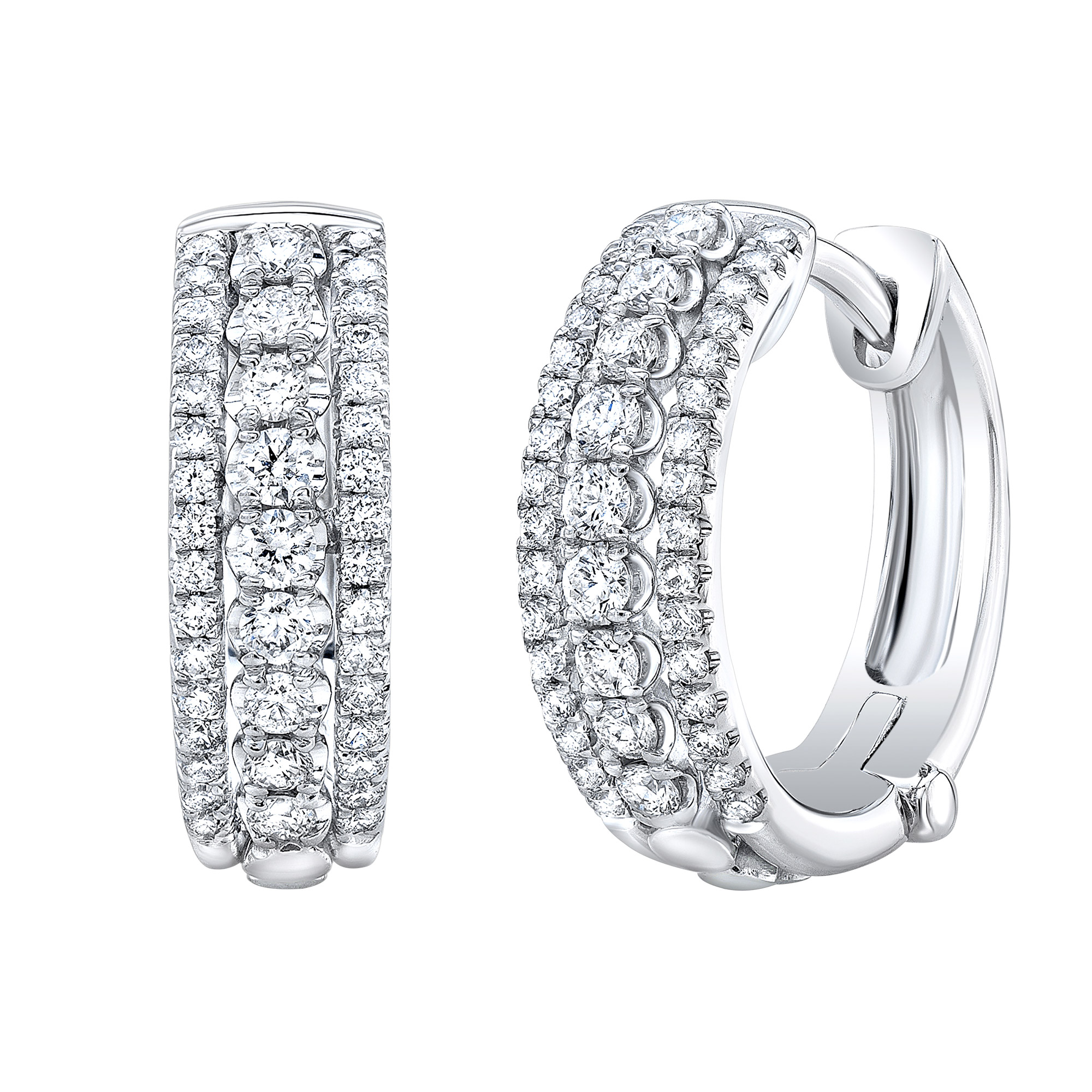 Round Brilliant Diamond Earrings (0.41 ctw)