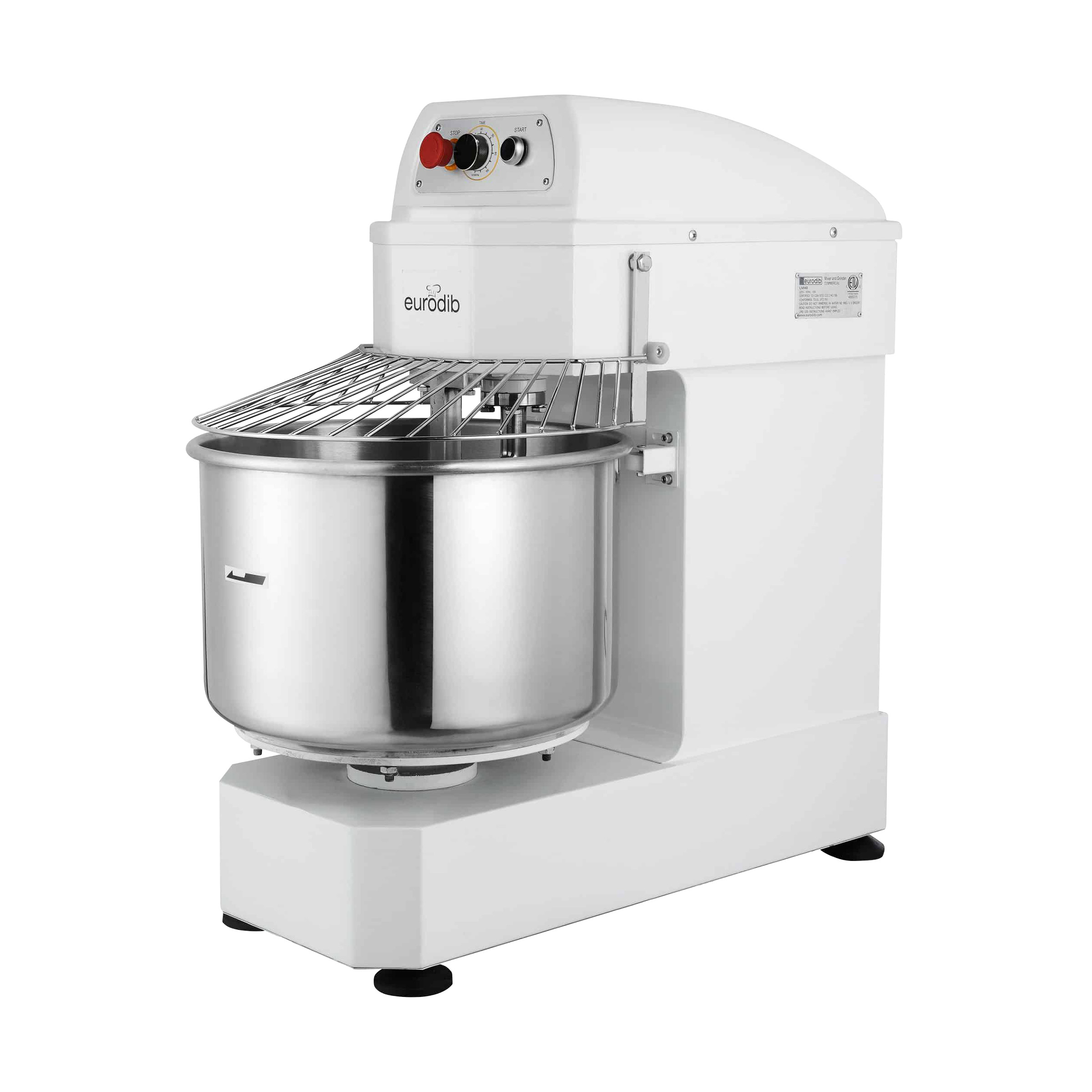 Eurodib 40 Quart Commercial Quart Spiral Mixer