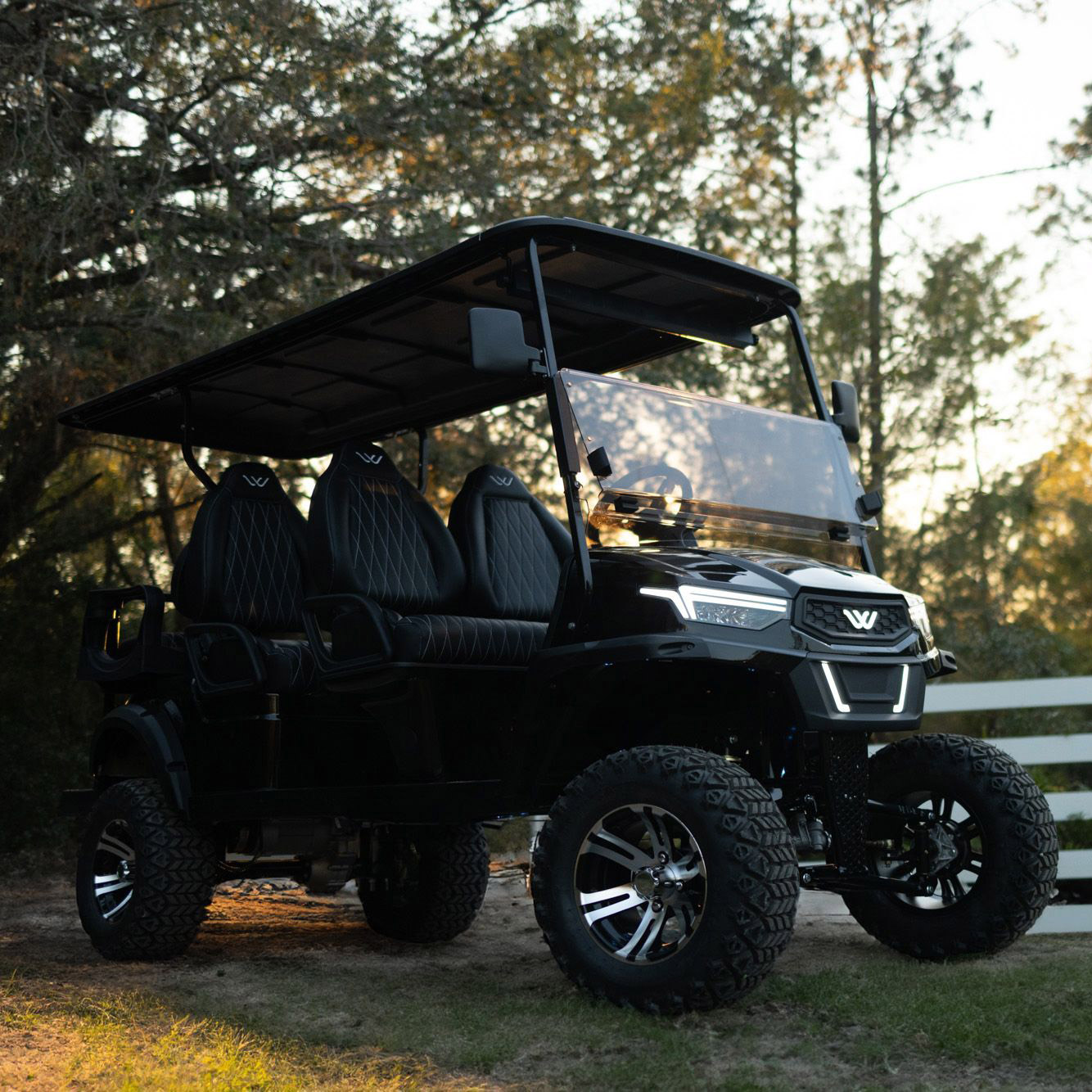 Whisper W5XL 6-seat Off-road Recreational Golf Cart