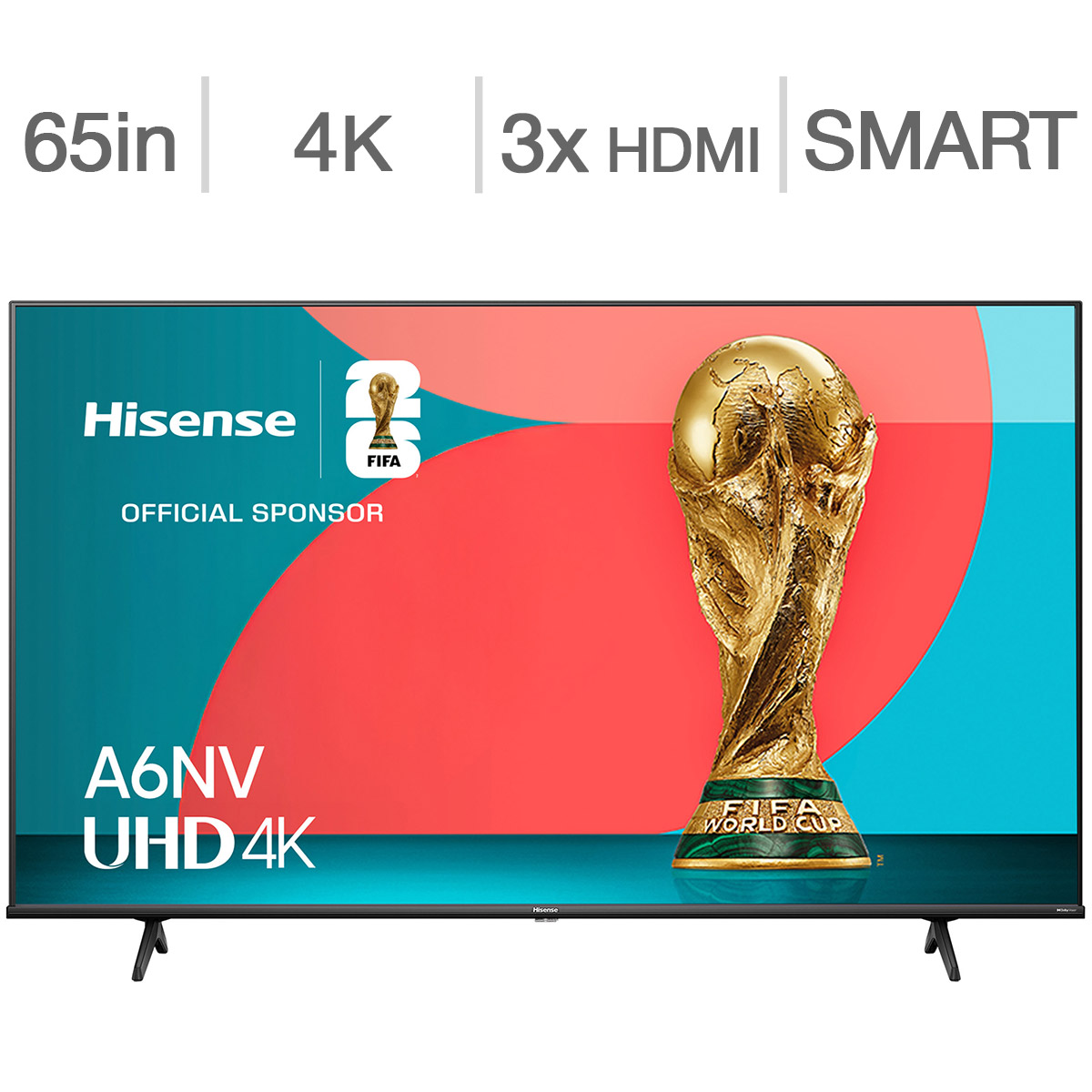 Hisense 65" Class - A6NV Series - 4K UHD LED TV