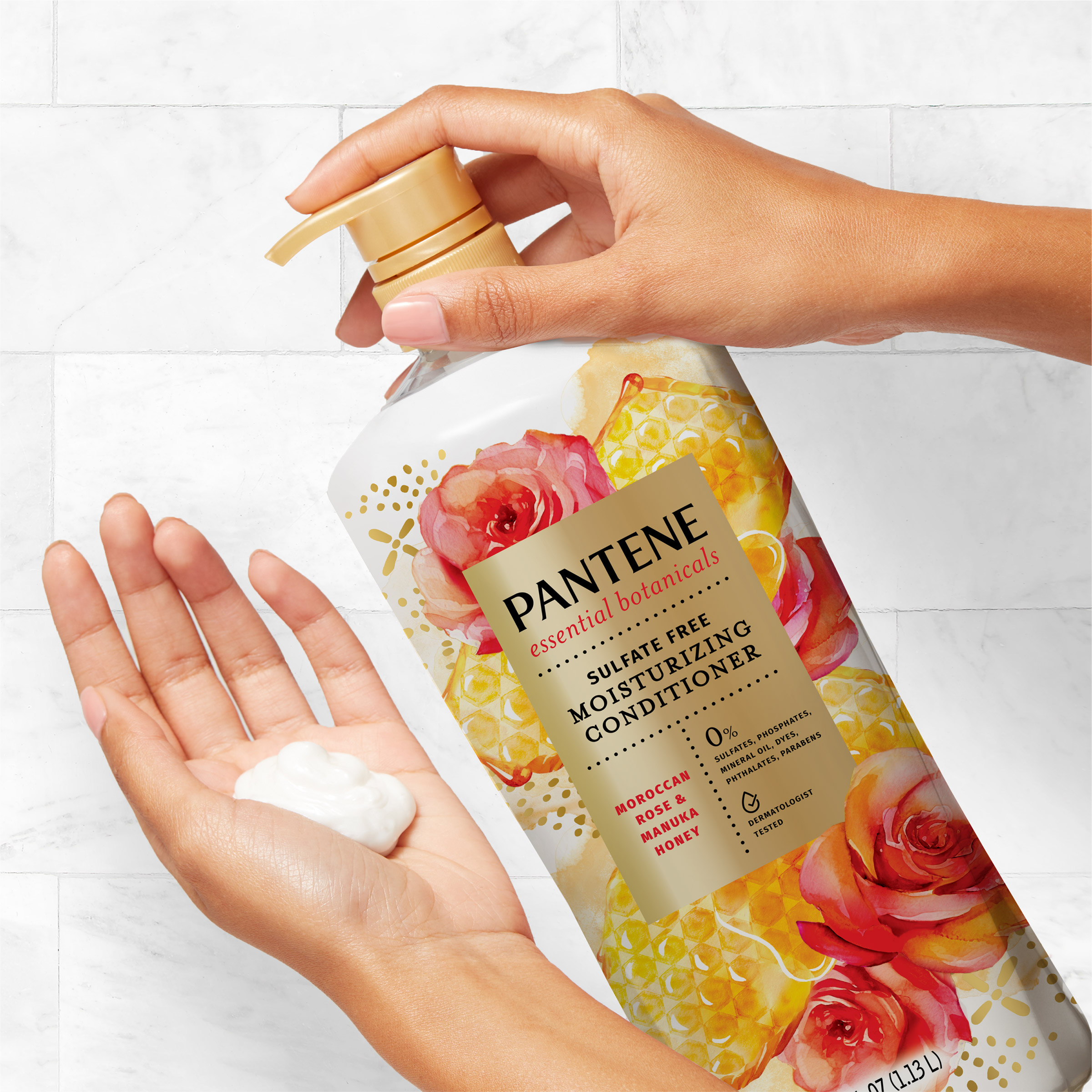 CP エッセンス Pantene Essential Botanicals Moroccan Rose & Manuka Honey