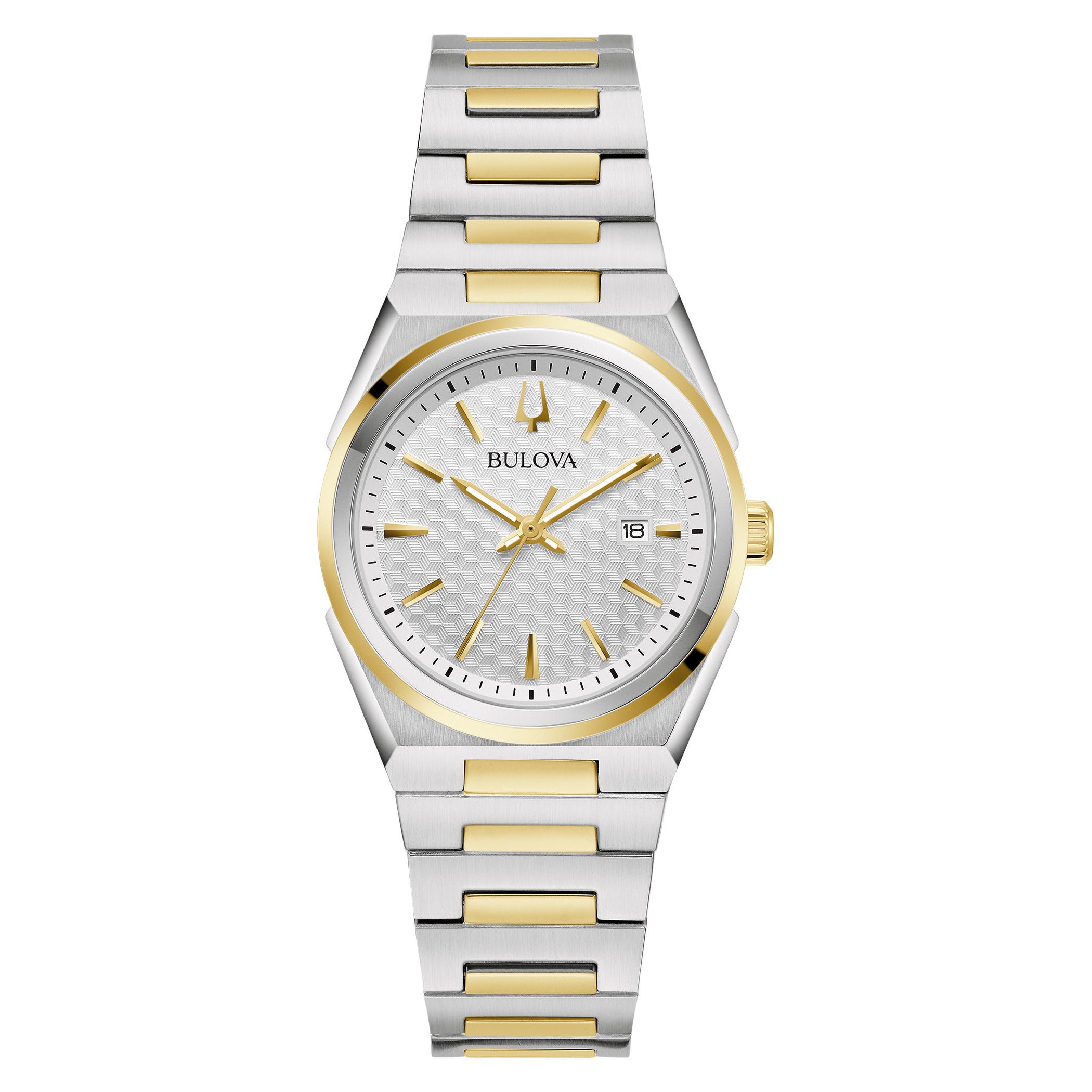 Bulova Two Tone Stainless Steel Quartz Women