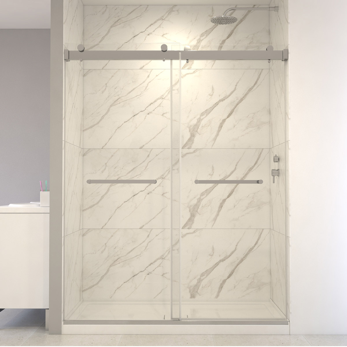 Appollo Bison 32 in. x 60 in. Shower Kit