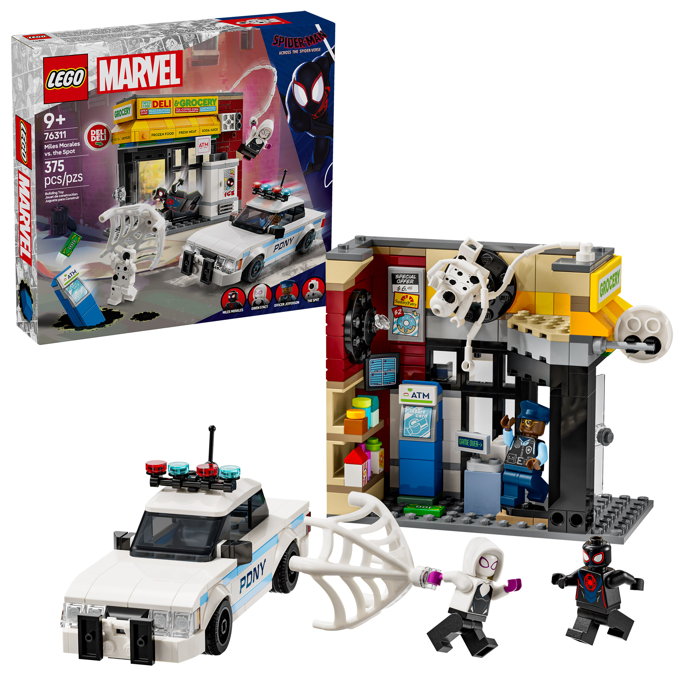 LEGO Marvel Spider-Verse Miles Morales vs. The Spot 76311