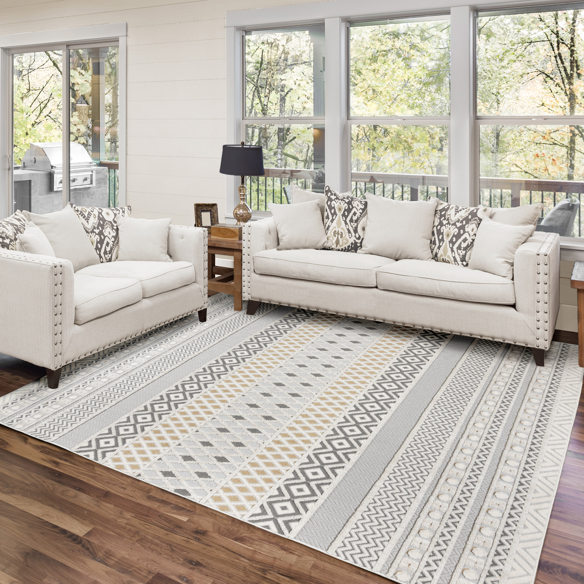 Francfranc Milly Rug 新品 190×190 cm Francfranc Milly Rug 新品 190×190 cm Francfranc Milly Rug 新品 190