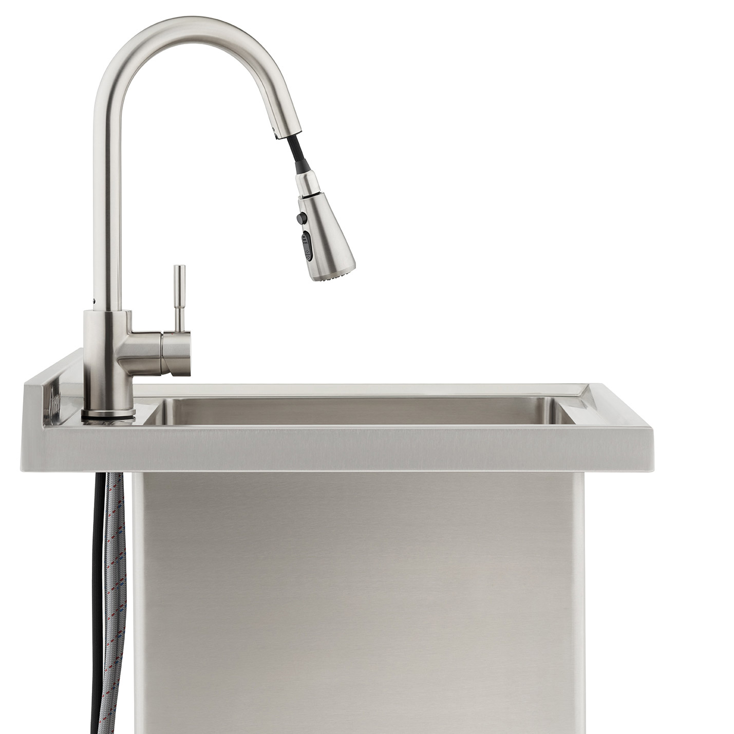 TRINITY 18” x 16” x 13” Stainless Steel Utility Sink with Pull-out