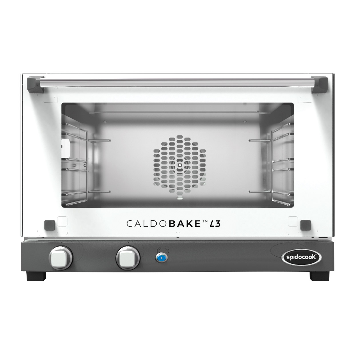 Caldobake 23.6 in. 1.34 cu ft. Stianless Steel Half Size Pan Convection Oven