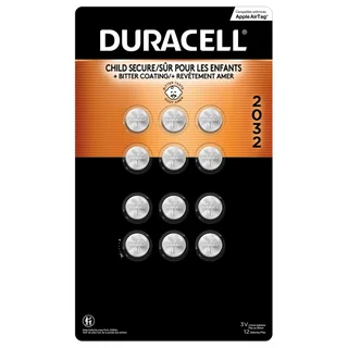 Duracell Lithium 2032 Coin Batteries, 12-count