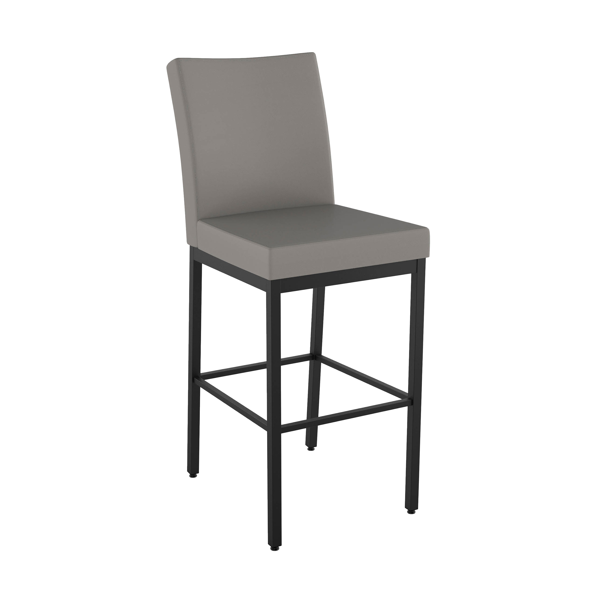 Amisco Drift Black Metal Frame Counter Stool