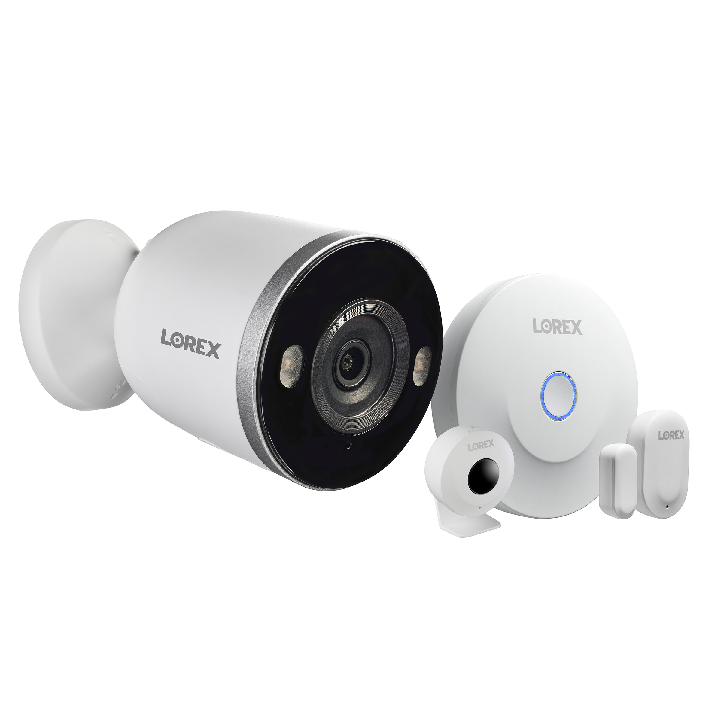 Lorex 2K Spotlight Wi-Fi Security Camera Plus Sensor Kit