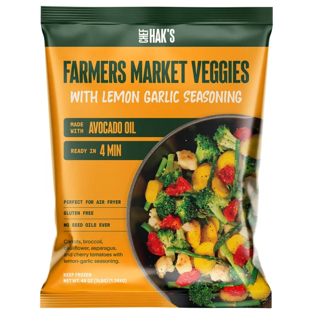 CHEF HAK'S FARMERS MARKET VEGGIES 3 LBS