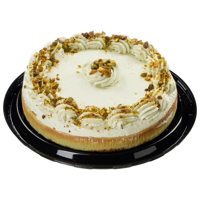 PISTACHIO CHEESECAKE WITH WHIPPED TOPPING
