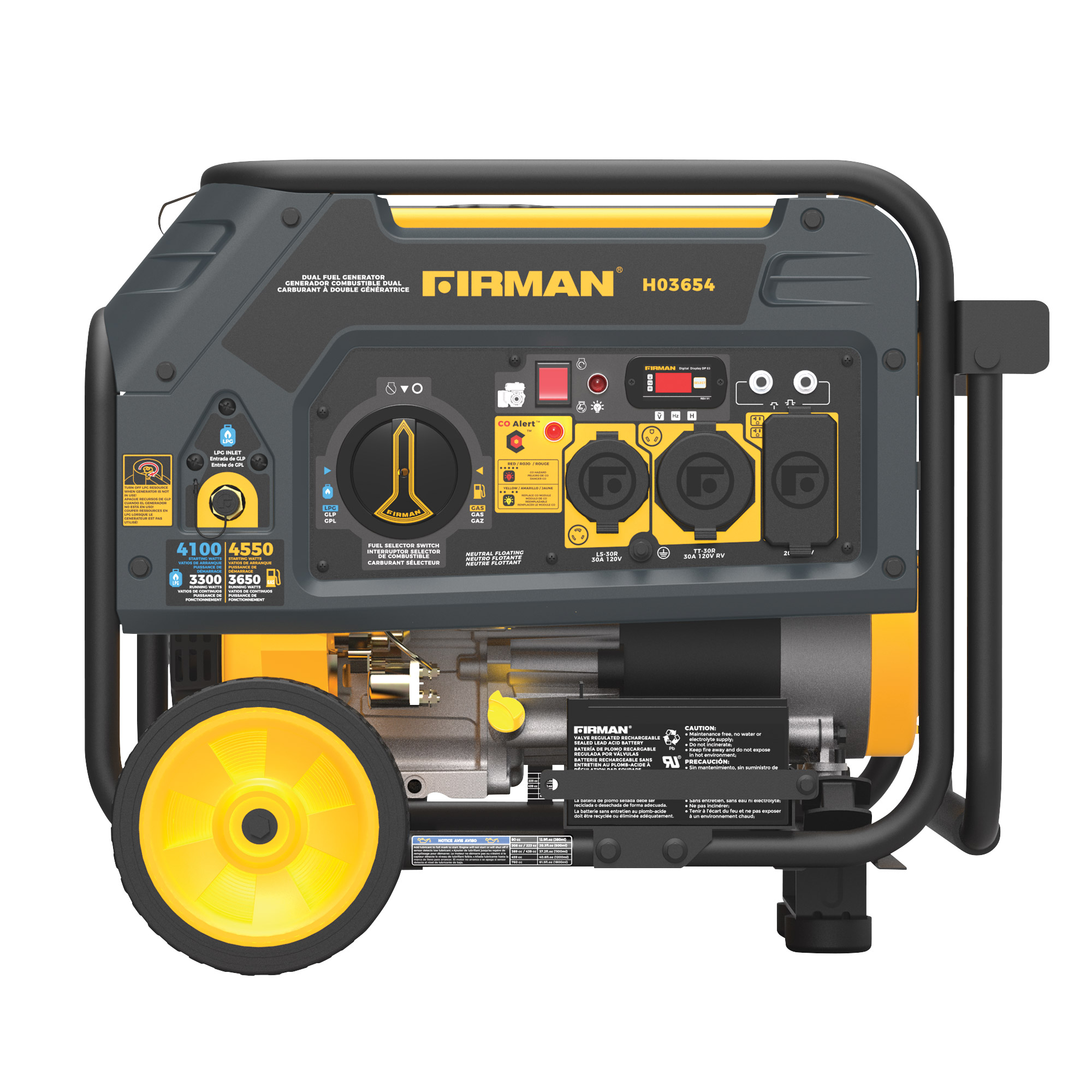 Firman 4550/3650W Dual Fuel Generator