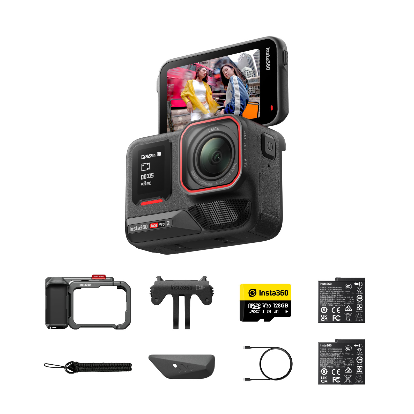 Insta360 AcePro2 Action Camera Bundle