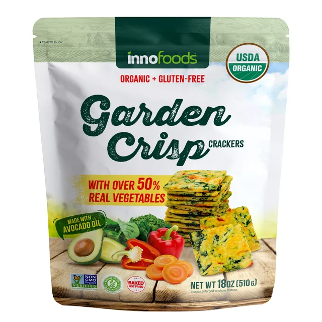 ORGANIC GARDEN CRISP CRACKER 18 OZ