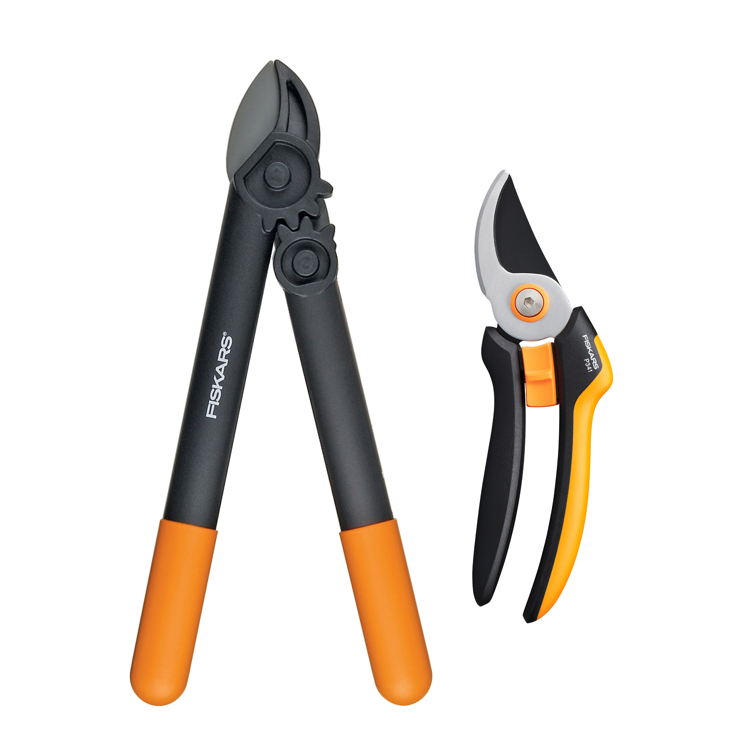 Fiskars 15 inch Lopper and Hand Pruner Set