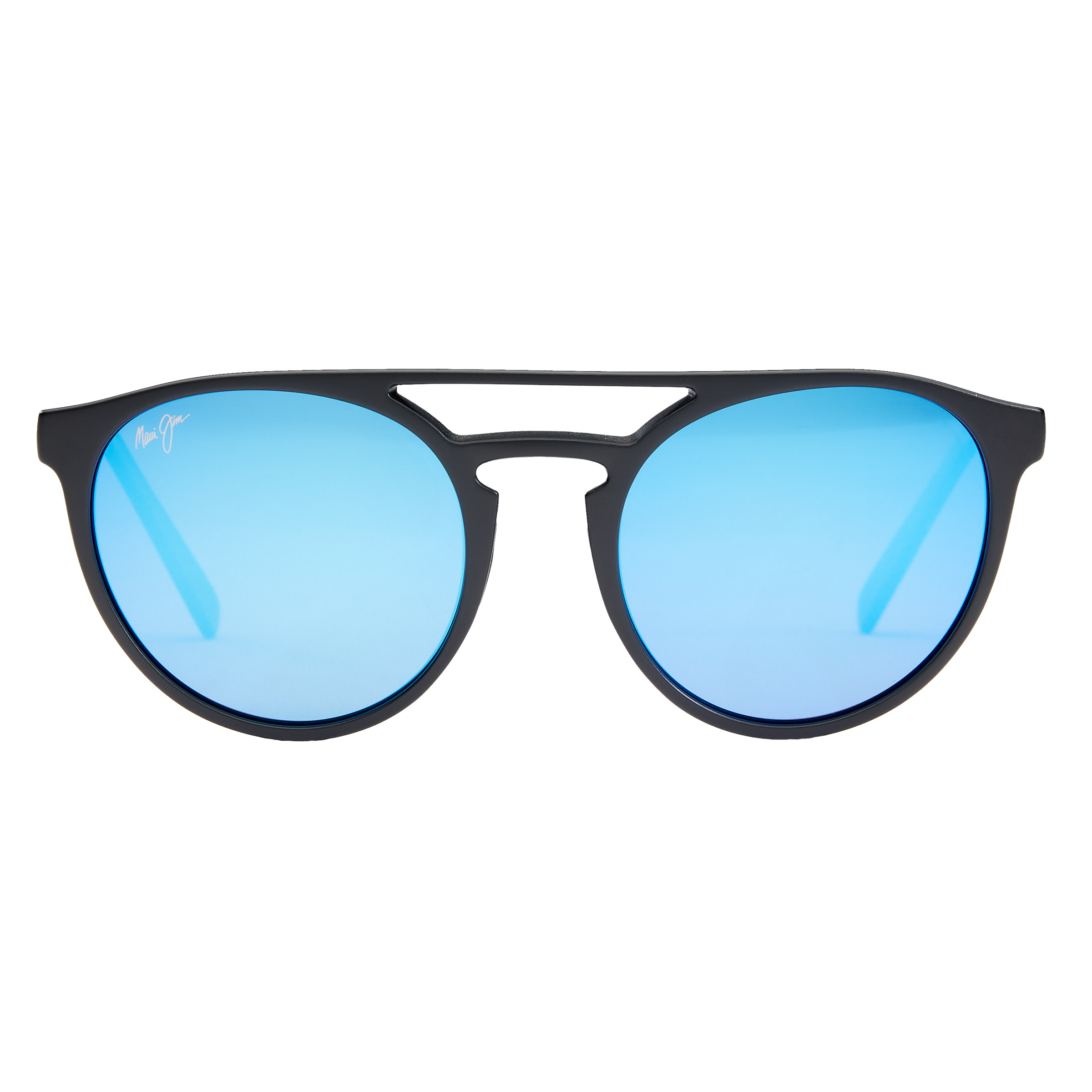 Maui Jim Sunglasses  AH DANG! 781-2M Matte Black Frame Blue Hawaii Polar… Maui Jim Ah Dang B781-2M Sunglasses - Matte Black/Blue  main image 4
