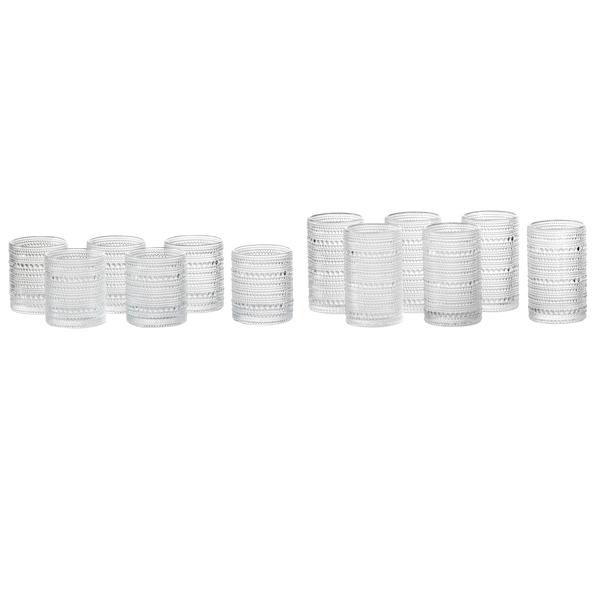 Jupiter by Fortessa DOF and Beverage Glass, Set of 12