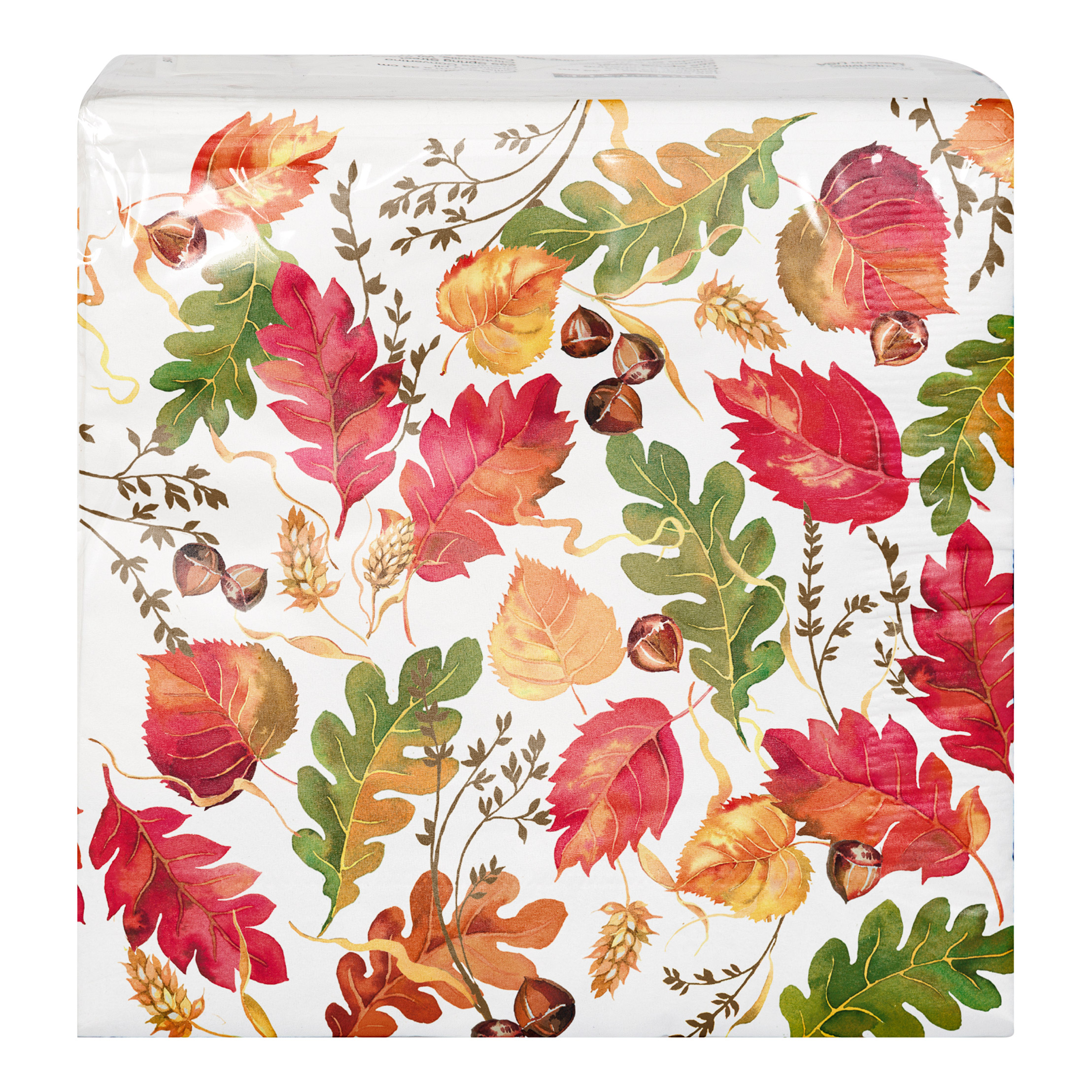 Artstyle Paper Plate & Napkin Bundle, Woodsy Leaves, 200-count | Costco