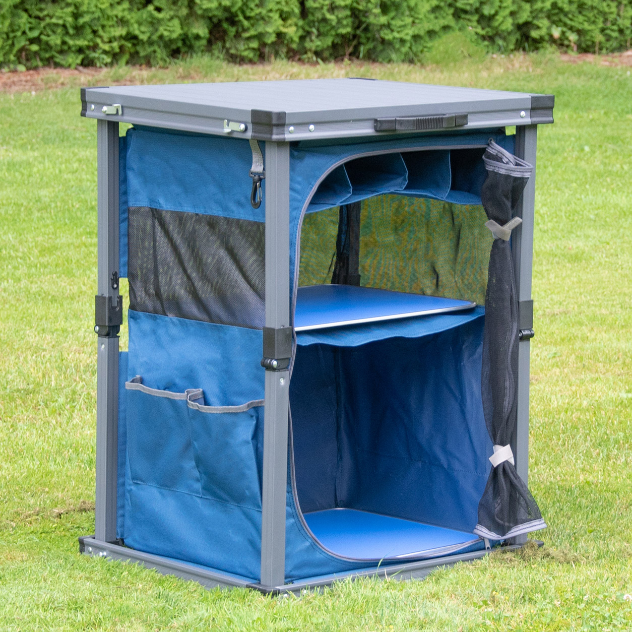 TIMBER RIDGE キャンプ パントリー 折り畳み式 簡単組み立て式 Amazon.co.jp: TIMBER RIDGE キャンプパントリー 折り畳み式