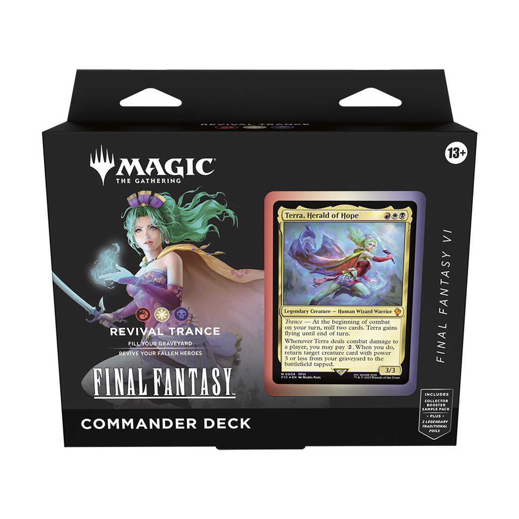 costco mtg bundle final fantasy Magic: The Gathering - Commander Kit - Revival Trance Cast powerful spells Costco Final Fantasy Commander Bundle