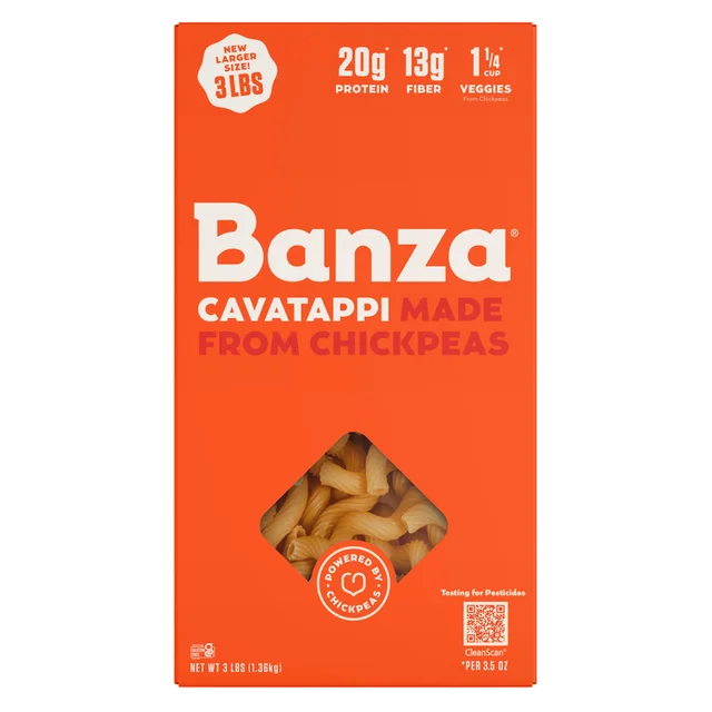 BANZA CHICKPEA CAVATAPPI 48 OZ