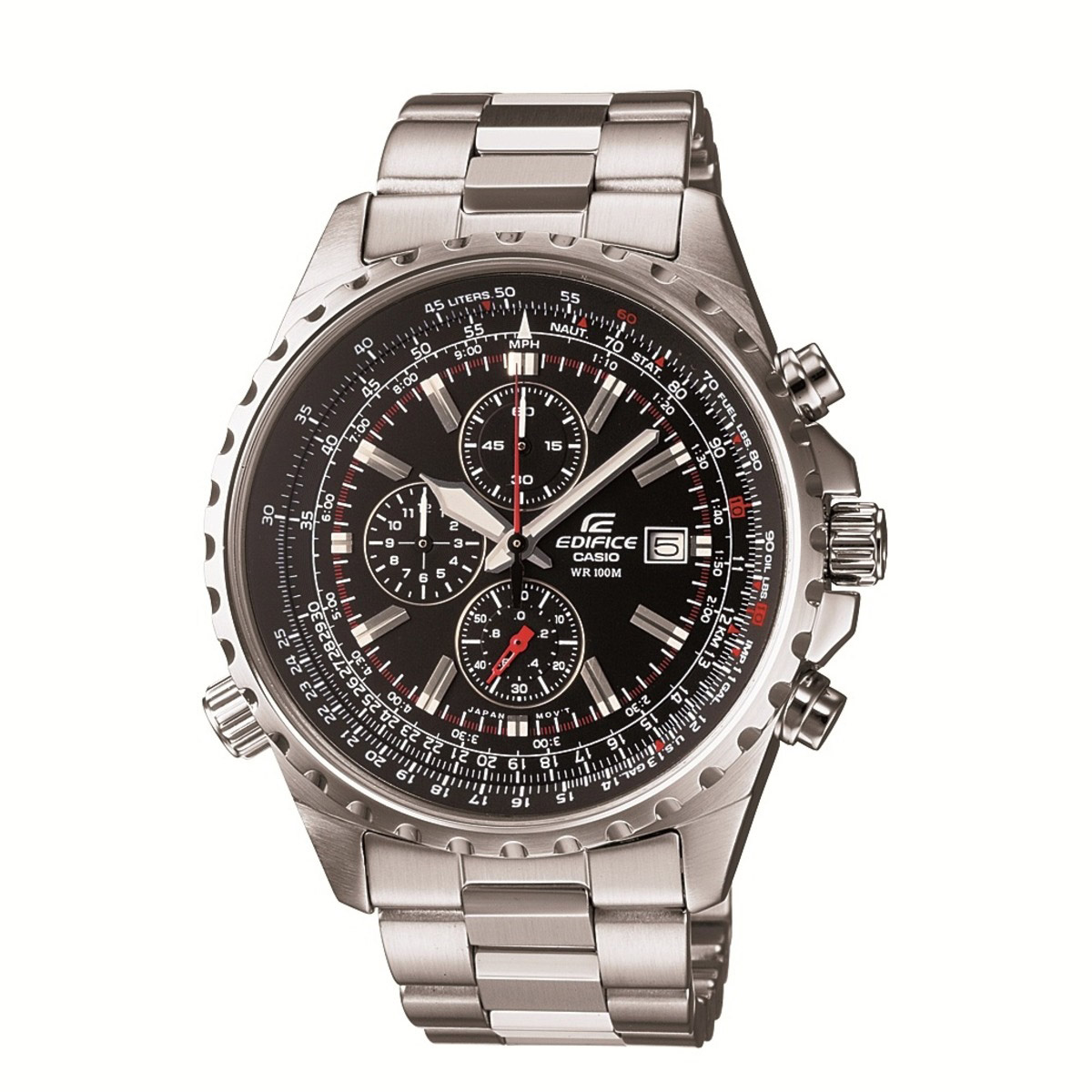 Casio Edifice Black Dial Men's Watch
