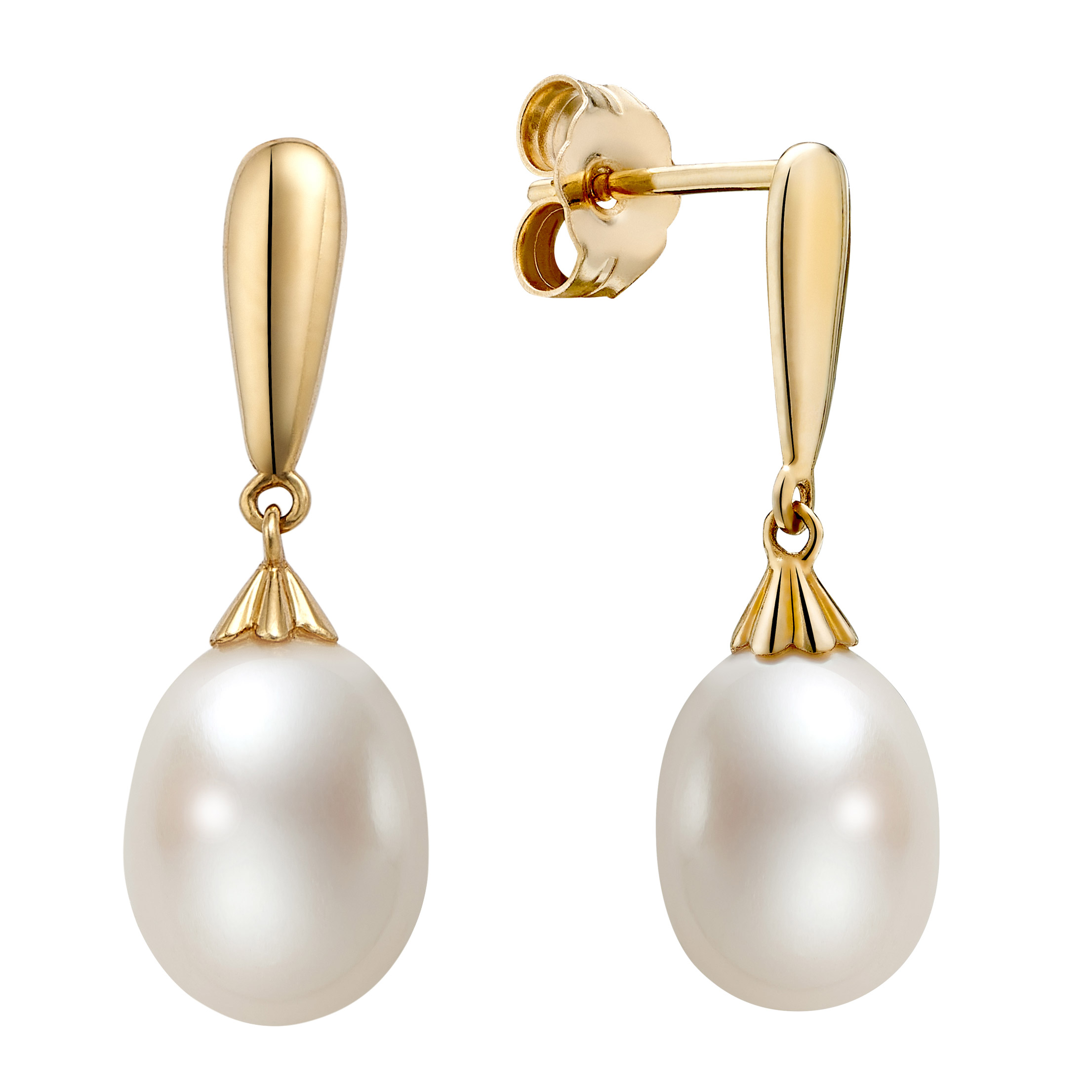 7.5 – 8 mm Cultured Freshwater Pearl Earrings