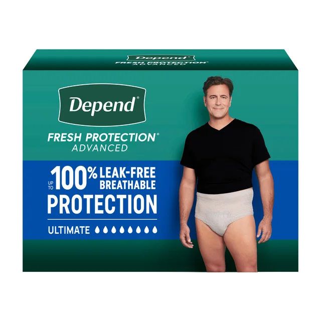 DEPEND FRESH PROTECTION ADVANCED MEN M/L, 72CT