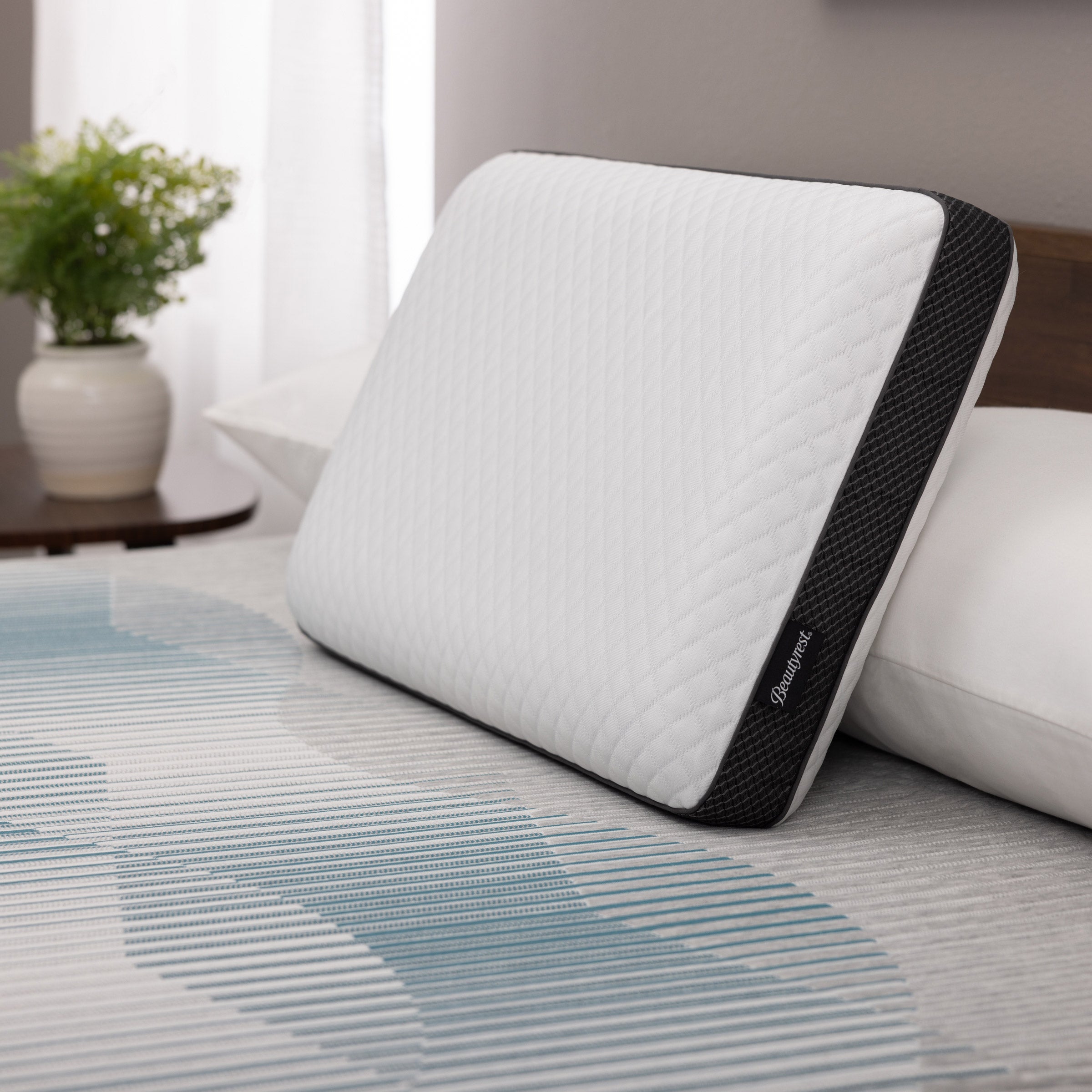 Beautyrest DualCool Carbon Fiber Memory Foam Pillow