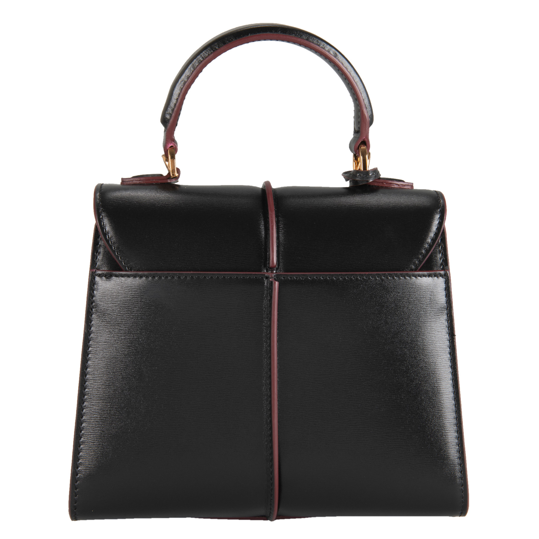 Tods Mini Leather Handbag, Black | Costco