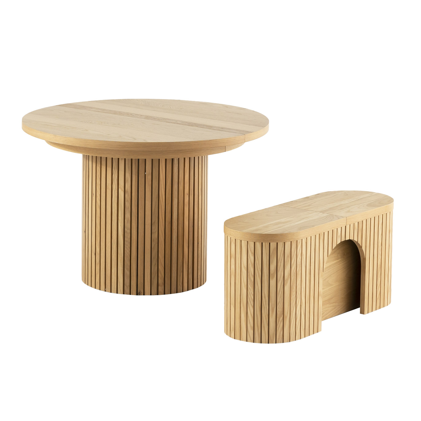 Round Transformer Table with Bench | Costco