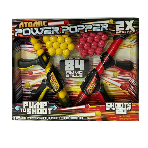 Atomic Power Popper Battle Pack with 84 Balls | Costco Atomic Power Popper Battle Pack with 84 Balls | Costco