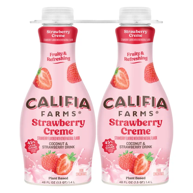 CALIFIA FARMS STRAWBERRY CREME 2/48 OZ