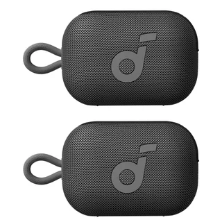 Soundcore Select 4 Go Bluetooth Speaker by Anker, 2-pack Bundle, Black