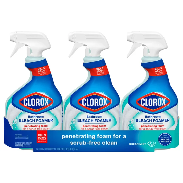 CLOROX BATHROOM BLEACH FOAMER 3/3O FL OZ