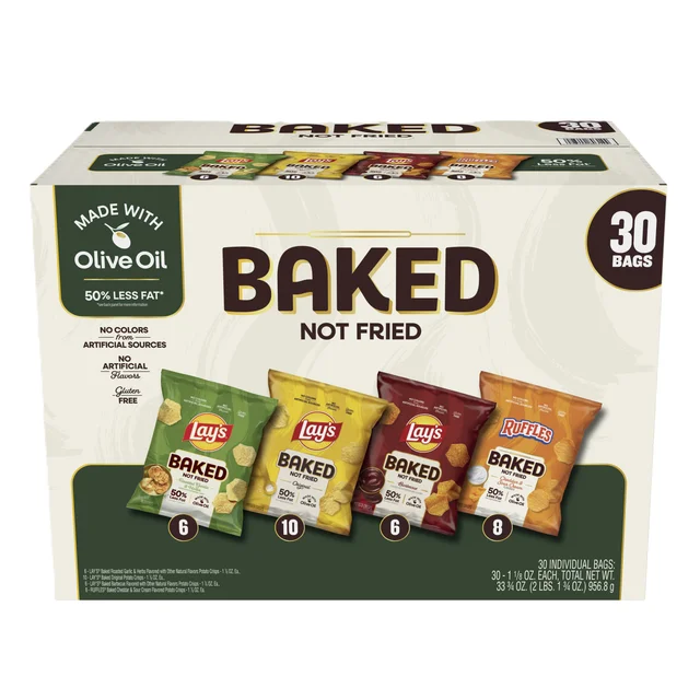 FRITO LAY OLIVE OIL BAKED 30 CT