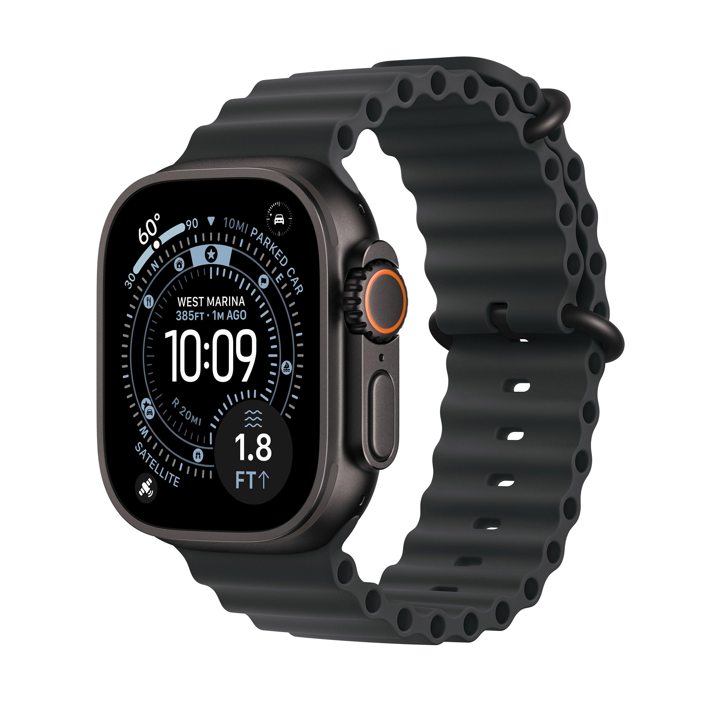 Apple Watch Ultra 3 (GPS + Cellular) 49mm Black Titanium Case with