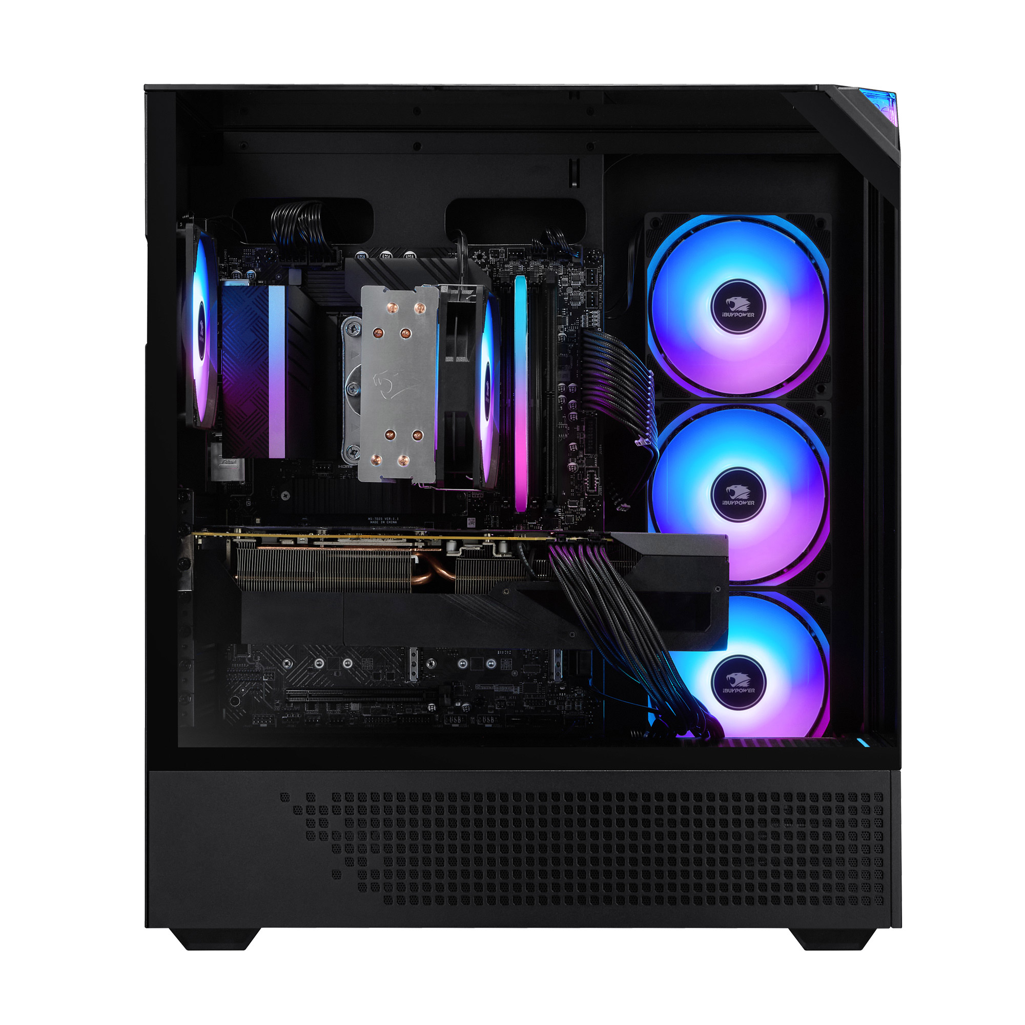 iBuyPower Element Gaming Desktop — AMD Ryzen 7 8700F — Nvidia