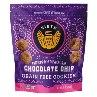 SIETE GRAIN FREE CHOCOLATE CHIP COOKIE 16 OZ